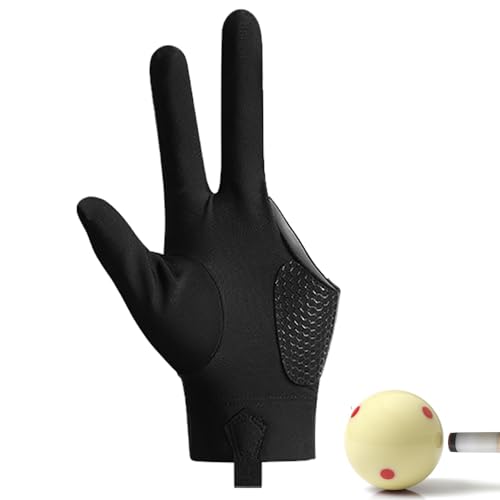Drei-Finger-Billard-Handschuhe – Billard-Pool-Handschuhe | Billard-Pool-Handschuhe, snookerrrrr-Sporthandschuhe, Queue-Shooter-Handschuhe, Spleißprozess, 3-Finger-Pool-Handschuhe, Linke/rechte Hand von Fmzrbnih