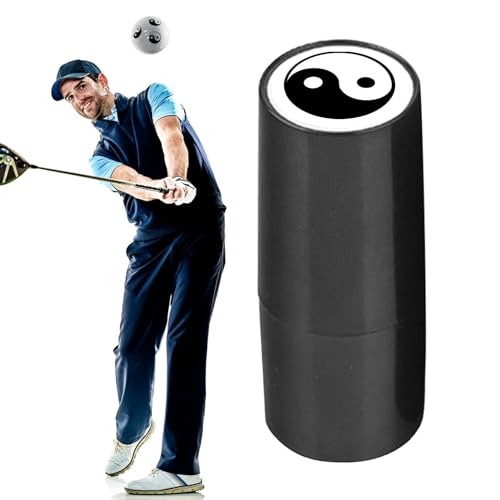 Wasserfester Golfball-Stempel - Golfball-Marker-Schablone,Wasserdichter Stempel | lichtempfindlich automatisches Ausölen, Lichtempfindlichkeit, dauerhaft, schnell trocknend, kein Stempelkissen für Stu von Fmzrbnih