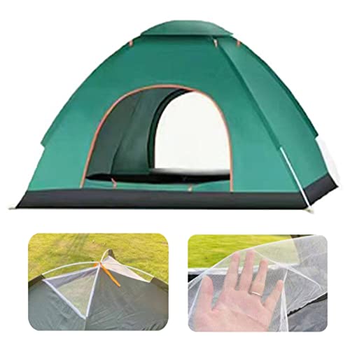 Fockety Wasserdichtes Zelt, Campingzelt für 3 Bis 4 Personen Zum Wandern (Grün) von Fockety