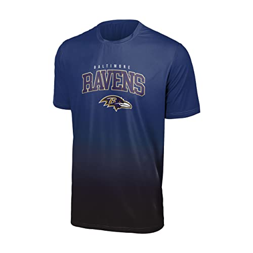 Foco Baltimore Ravens NFL Gradient Mesh Jersey Short Sleeve Herren T-Shirt - L von Foco