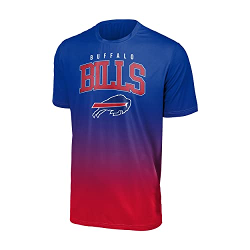 Foco Buffalo Bills NFL Gradient Mesh Jersey Short Sleeve Herren T-Shirt - XL von Foco