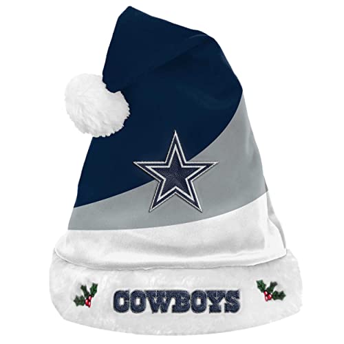 Foco Dallas Cowboys NFL 2021 Colorblock Santa Hat - One-Size von Foco