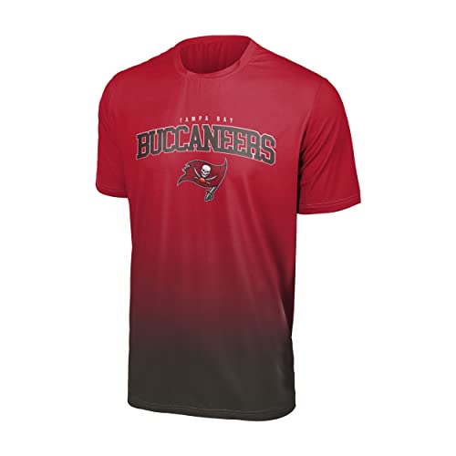 Foco Tampa Bay Buccaneers NFL Gradient Mesh Jersey Short Sleeve Herren T-Shirt - L von Foco