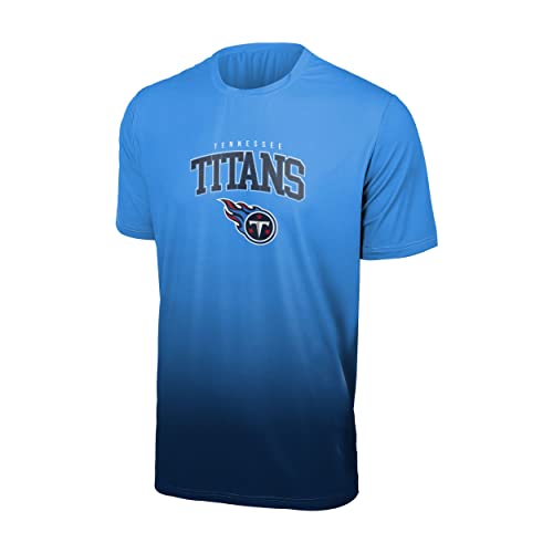 Foco Tennessee Titans NFL Gradient Mesh Jersey Short Sleeve Herren T-Shirt - L von Foco