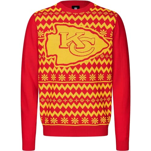 FOCO NFL Winter Sweater Strick Pullover Kansas City Chiefs - XL von FOCO