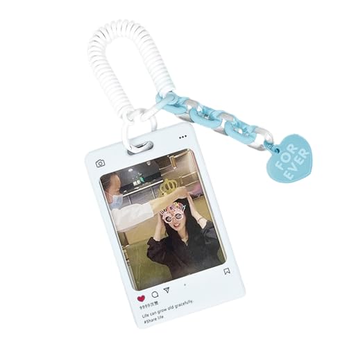 Transparente Kartenschutzhülle Fotokarten Fotoschutz Schlüsselanhänger Buskartenhülle Acryl Niedliche Koreanische Acrylhülle von Fogun