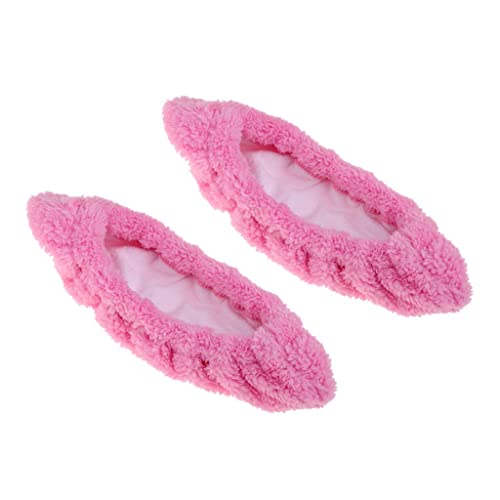Folpus 1 Paar Sport Eishockey Eiskunstlauf Schlittschuhüberzüge Jacke Formschutz Alle Größen Und Farben, L Pink von Folpus