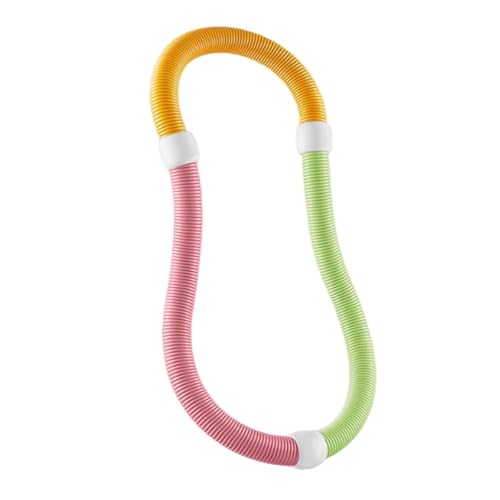 Folpus Gewichteter Fitness-Hoop-Reifen für Frauen, Übungsreifen für den Bauch, Fitness-Kreis, Workout-Taillen-Übungsring für drinnen und draußen, geräuscharm, 1.4 Kg von Folpus