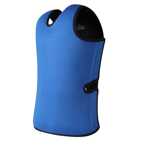 Fonowx Sensorische Weste Kinder, Sensorisch Kompression Weste, Sensory Compression Vest, Tiefdruckkomfort gegen Autismus, Hyperaktivität Therapieweste Gewichtsjacke für Jugendliche, blau M von Fonowx