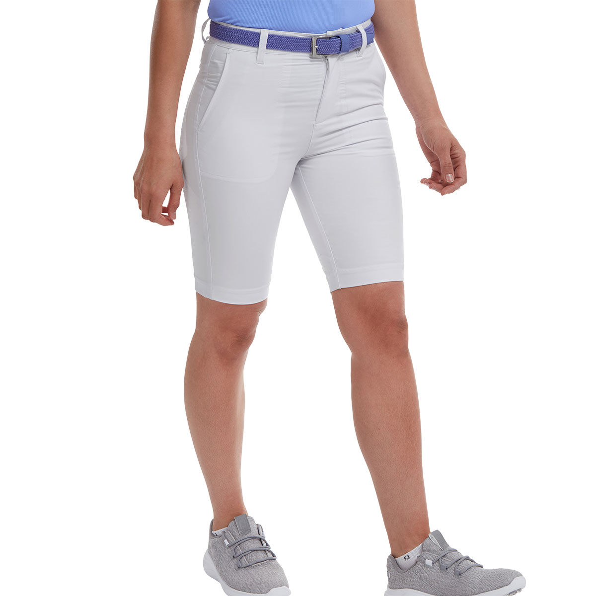FootJoy Essentials Stretch Womens Shorts, Female, White, 14 | American Golf von FootJoy