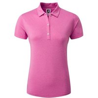 FootJoy Heather Self-Collar Halbarm Polo pink von FootJoy