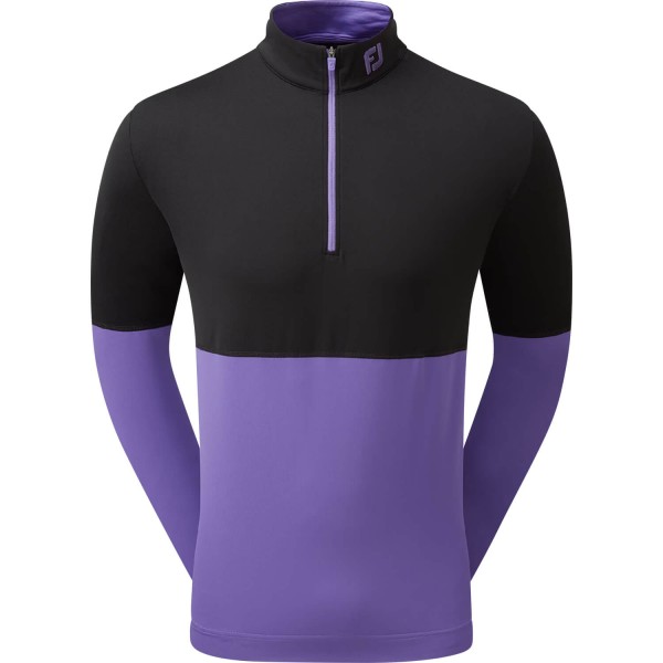 FootJoy Layer Colour Block 14-Zip schwarzlila von FootJoy