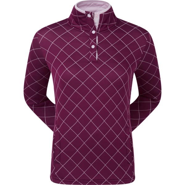 FootJoy Layer Quilted Jersey weinrot von FootJoy
