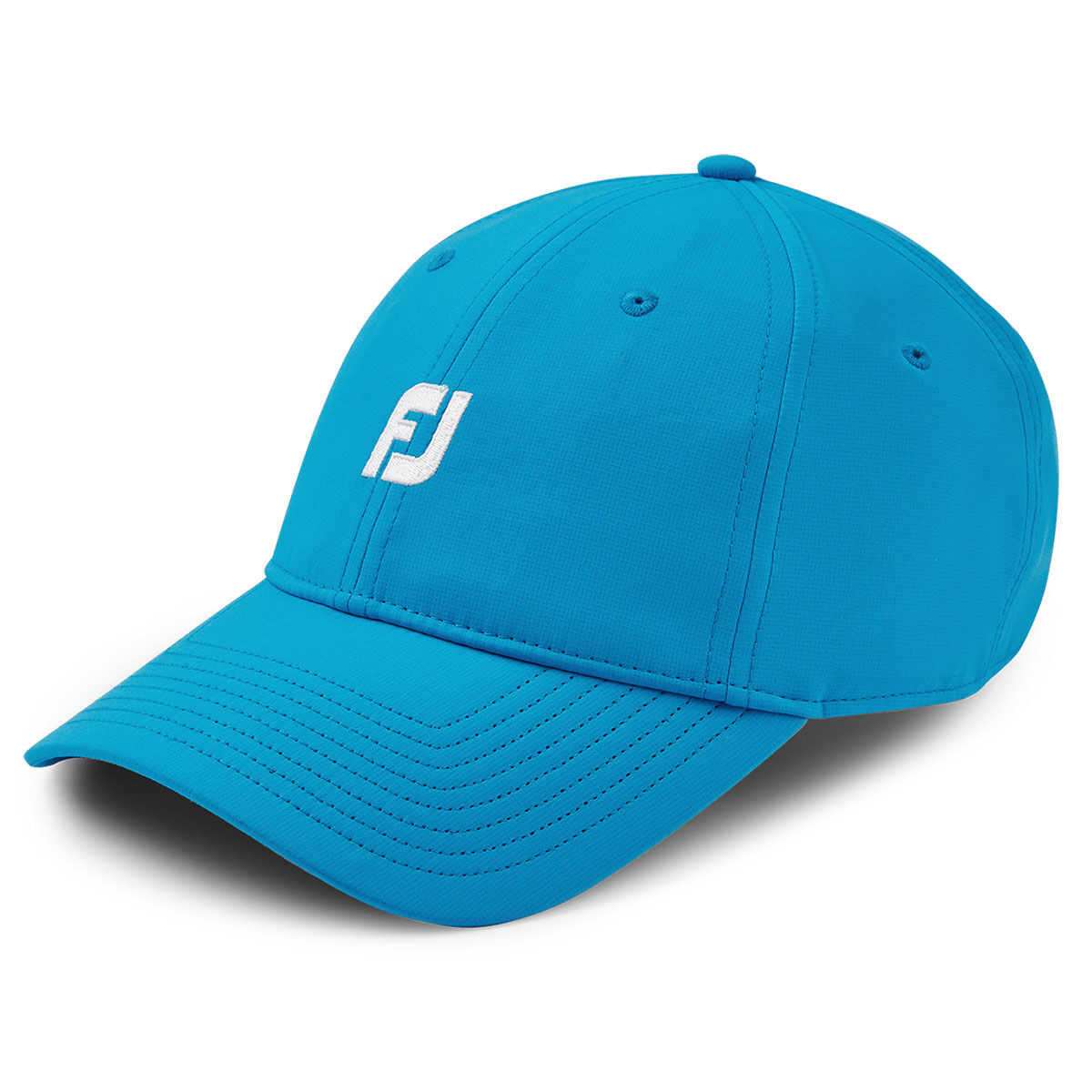 FootJoy Mens Blue Lightweight Embroidered Logo Fashion Golf Cap | American Golf von FootJoy