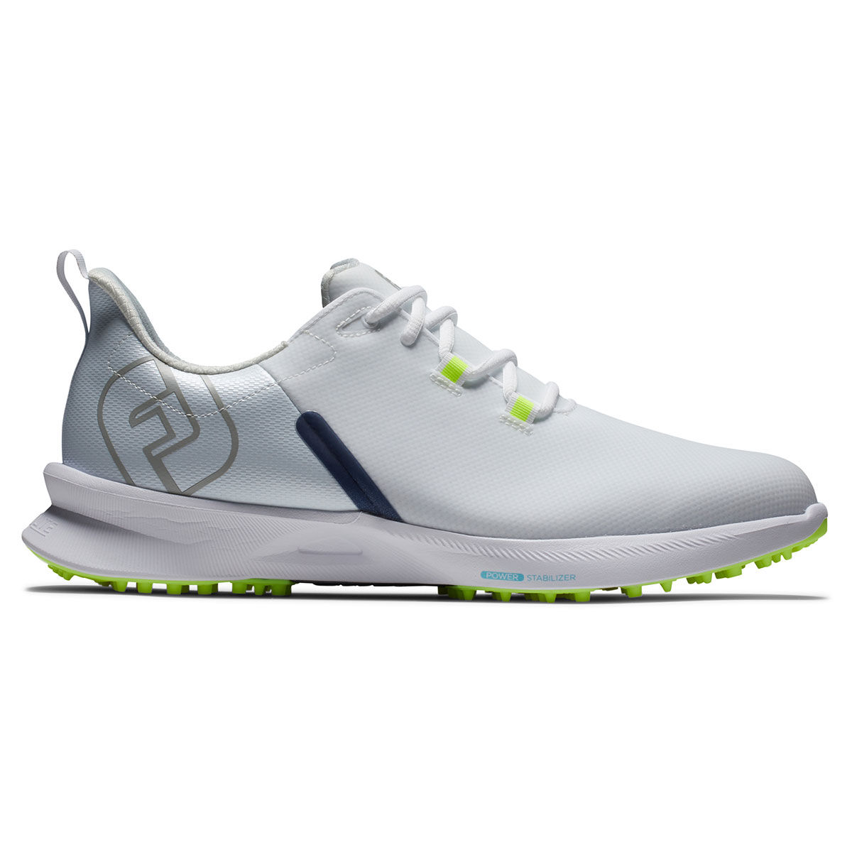 FootJoy Men's Fuel Sport Waterproof Spikeless Golf Shoes, Mens, White/navy/green, 11, Regular | American Golf von FootJoy