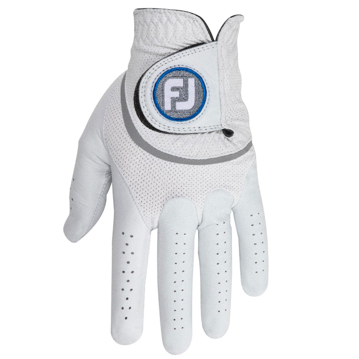 FootJoy Men's HyperFLX Golf Glove, Mens, Left hand, Medium/large, White | American Golf von FootJoy