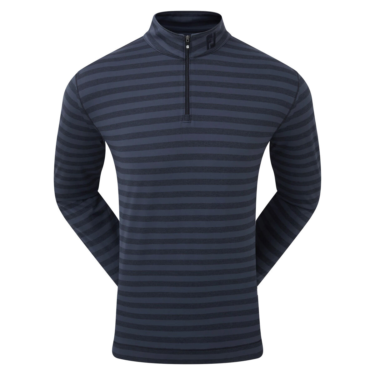 FootJoy Men's Peached Jersey Tonal Stripe Chill-Out Half Zip Golf Midlayer, Mens, Navy blue, Xxl | American Golf von FootJoy