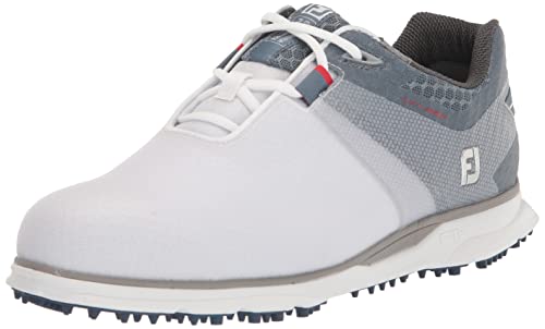 FootJoy Men's Pro|sl Sport Golf Shoe, White Blue Fog Navy, 9.5 UK von FootJoy