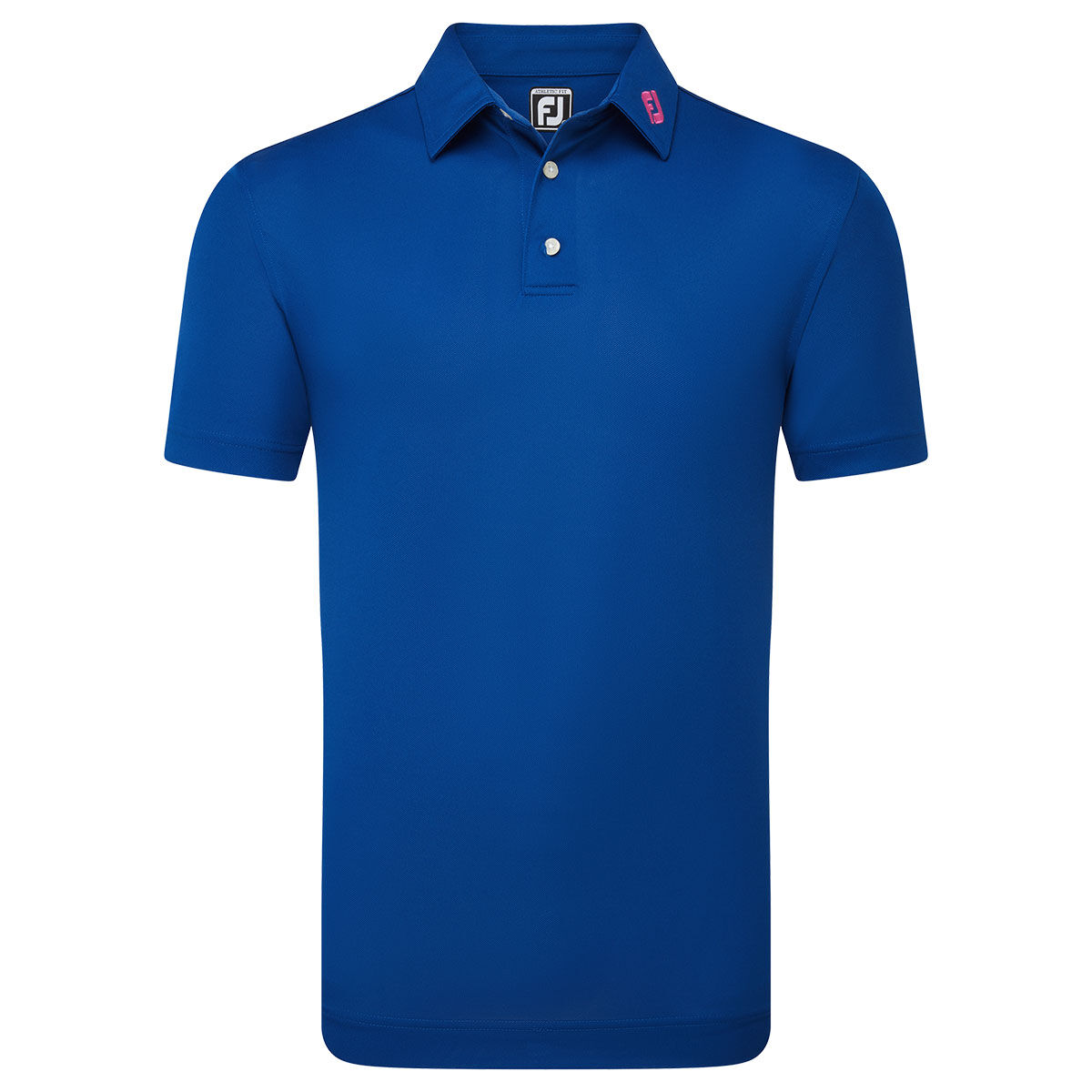 FootJoy Men's Stretch Pique Solid Colour Golf Polo Shirt, Mens, Deep blue, Medium | American Golf von FootJoy