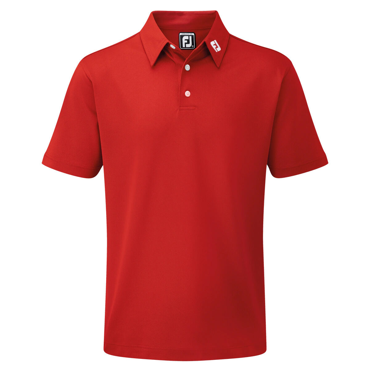 FootJoy Men's Stretch Pique Solid Colour Golf Polo Shirt, Mens, Red, Xxl | American Golf von FootJoy