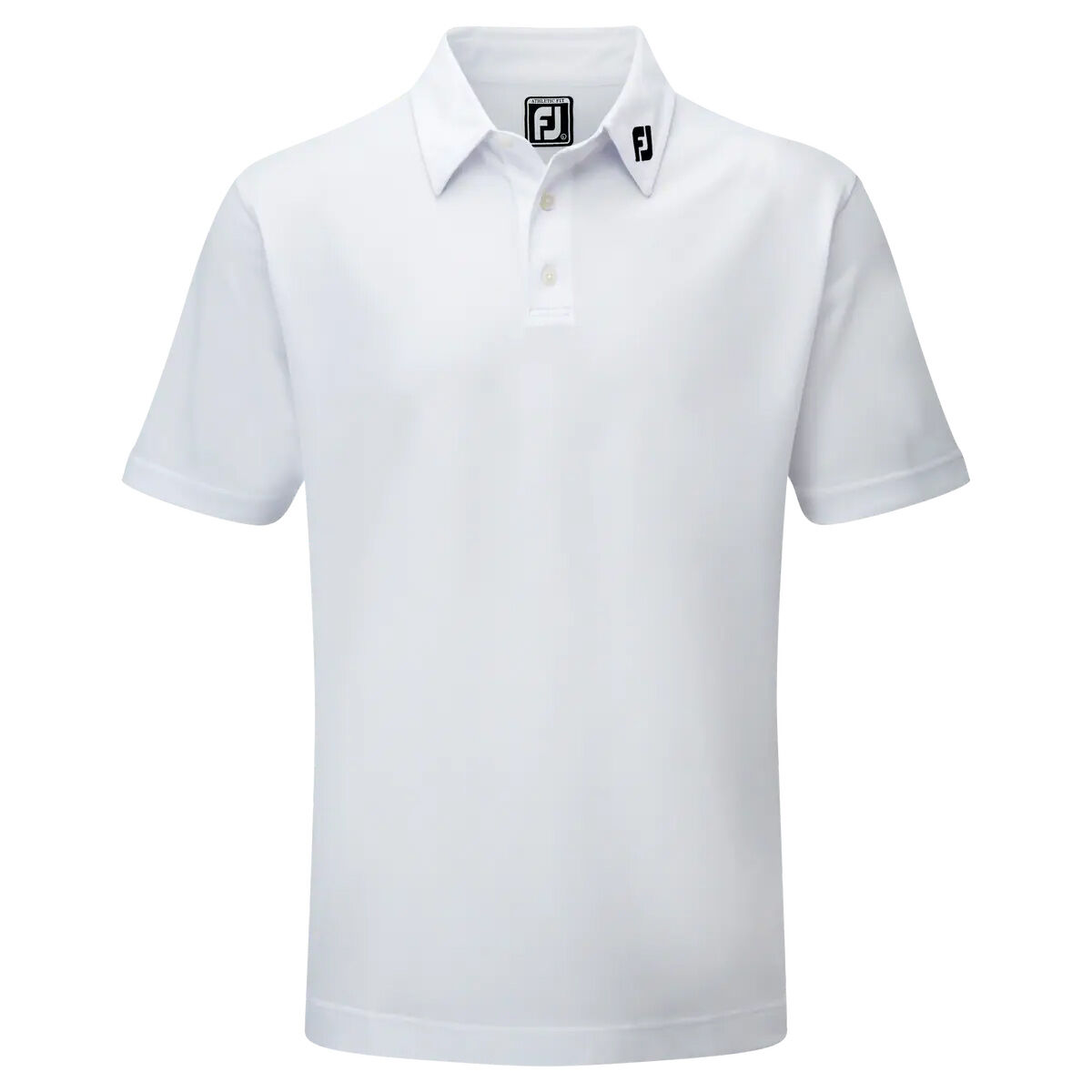 FootJoy Men's Stretch Pique Solid Colour Golf Polo Shirt, Mens, White, Xxl | American Golf von FootJoy