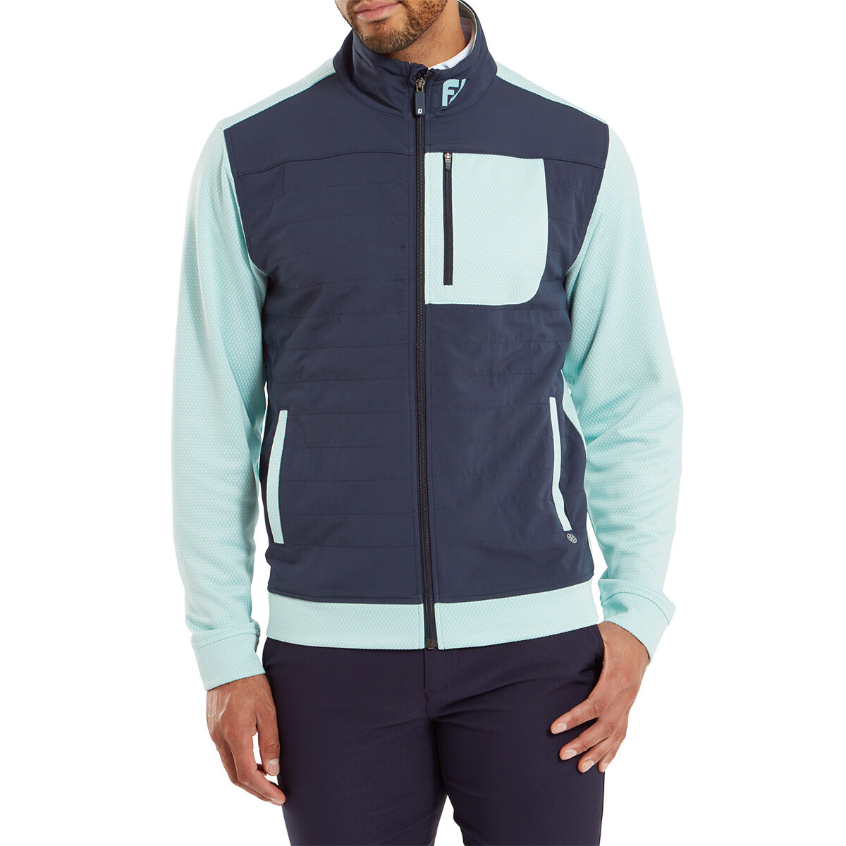 FootJoy Men's Thermoseries Hybrid Golf Jacket, Mens, Navy blue, Small | American Golf von FootJoy