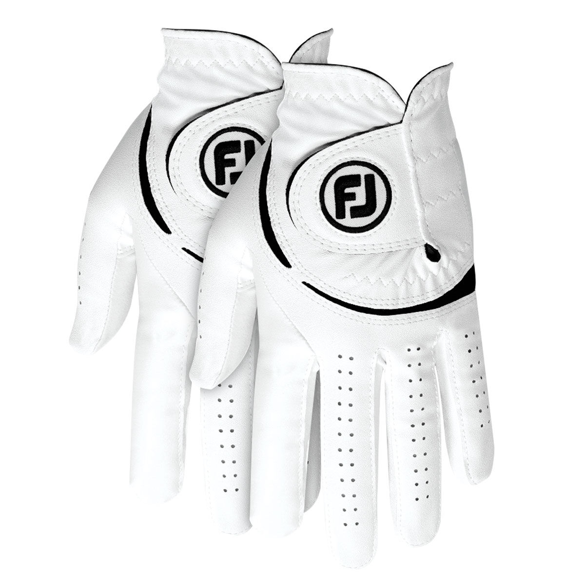FootJoy Men's Weathersof Golf Gloves - 2 Pack, Mens, Left hand, Large, White | American Golf von FootJoy