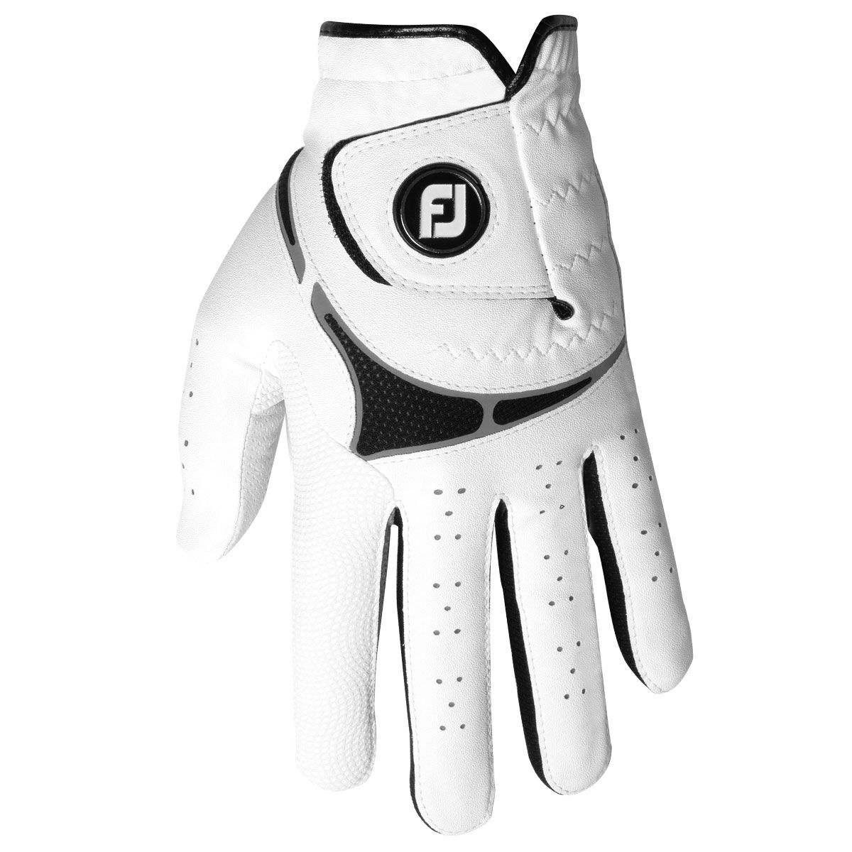 FootJoy Mens White and Black Long Lasting GTxtreme Left Hand Golf Glove, Size: Large | American Golf von FootJoy