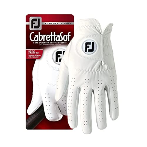 FootJoy CabrettaSof Cadet Handschuh, Weiß, M von FootJoy