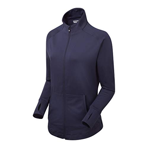 Footjoy Damen Women´s Full Zip Rushed Chill-Out Pullover Jacke, blau, L von FootJoy