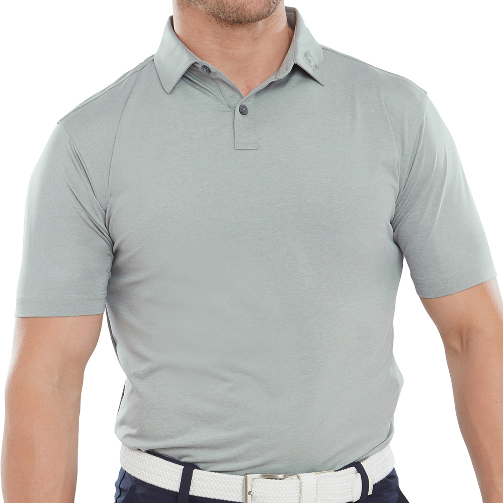 'Footjoy Golf Heather SCL Herren Polo grau' von FootJoy