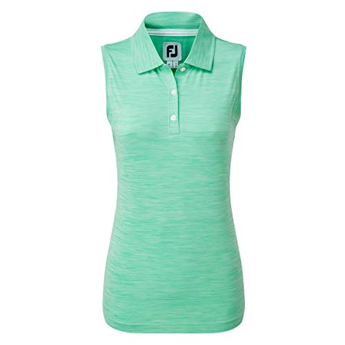 Footjoy Women's Lisle Damen-Poloshirt mit Kragen XS grün von FootJoy