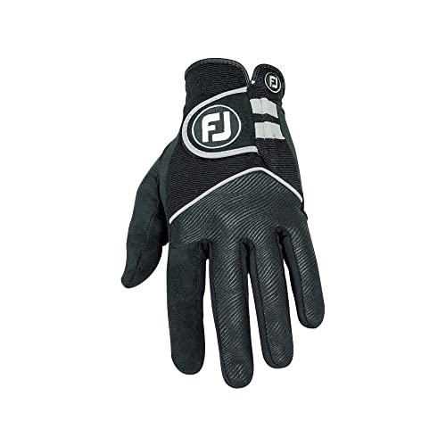 Footjoy Raingrip Golfhandschuh für Damen, Schwarz, Linke Hand/M von FootJoy