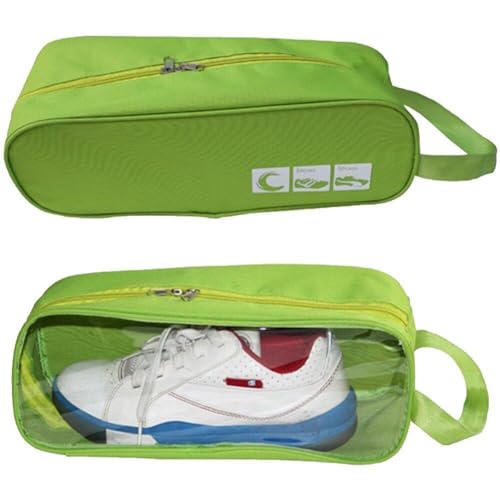 2 Pcs Tragbare wasserdichte Reiseschuhe Bag Fitnessstudio -Training Yoga Basketball Fußballschuhe Transparent Aufbewahrungstasche von Fopytu