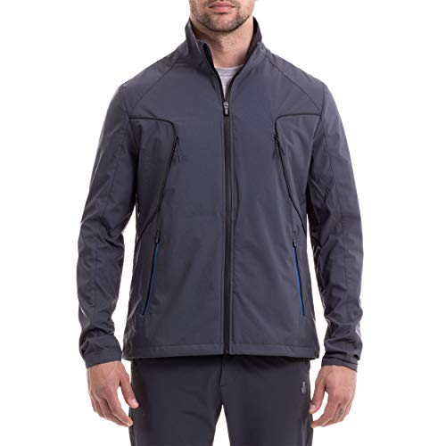 BYC FOR.BICY Herren Flow Town Jacket, Titianium/Blue, S von BYC FOR.BICY