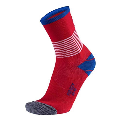 For.Bicy Herren Fahrradsocken Urban Cycling, Red/White/Royal Blue, 43/46, S100118 von For.Bicy