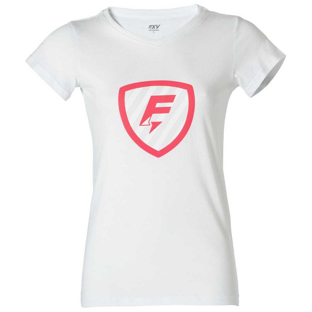 Force Xv Blason Short Sleeve T-shirt Weiß 2XL Frau von Force Xv