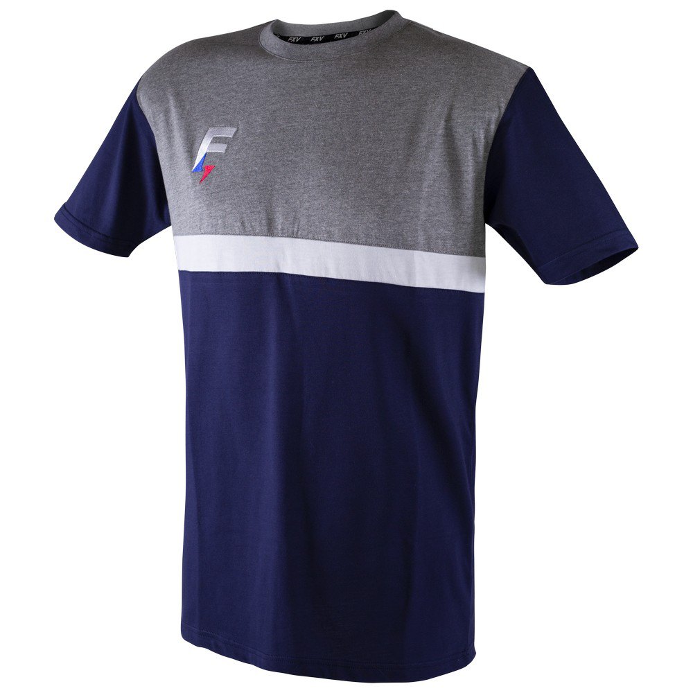 Force Xv Mediane Short Sleeve T-shirt Blau,Grau 5XL Mann von Force Xv