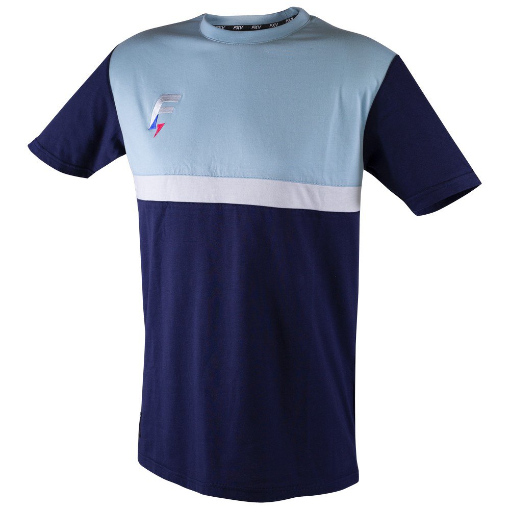 Force Xv Mediane Short Sleeve T-shirt Blau,Grau XL Mann von Force Xv