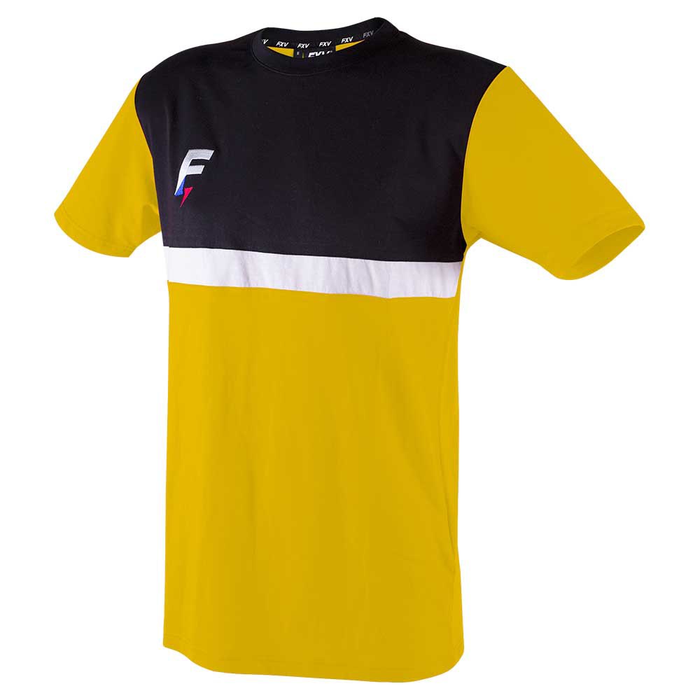 Force Xv Mediane Short Sleeve T-shirt Gelb,Schwarz XL Mann von Force Xv