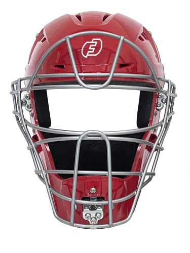FORCE3 PRO GEAR Schutzmaske im Hockey-Stil mit patentiertem S3-Stoßfederungssystem, SEI-zertifiziert nach NOCSAE-Standard von Force3 Pro Gear