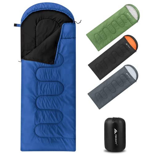 Forceatt Schlafsack Outdoor Schlafsack kleines packmaß Sommerschlafsack Deckenschlafsack Camping, Reise, Festival Geeignet für Verschiedene Jahreszeiten(1.2KG) von Forceatt