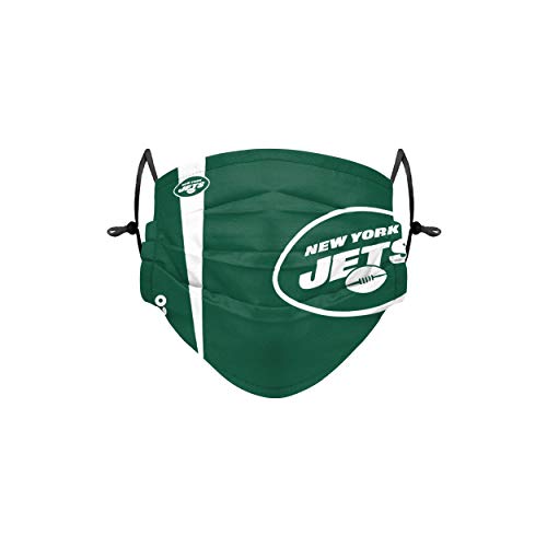 Forever Collectibles UK NFL Amerikanischer Fußball New York Jets Erwachsene Stoffmaske Gesichtsmaske waschbare alltagsmaske Gesichtsbedeckung von Forever Collectibles UK