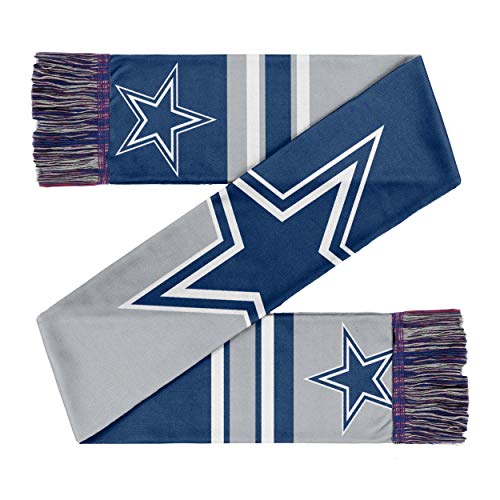 Forever Collectibles Dallas Cowboys Scarf Colourblock Big Logo Blue/Grey - One-Size von Forever Collectibles