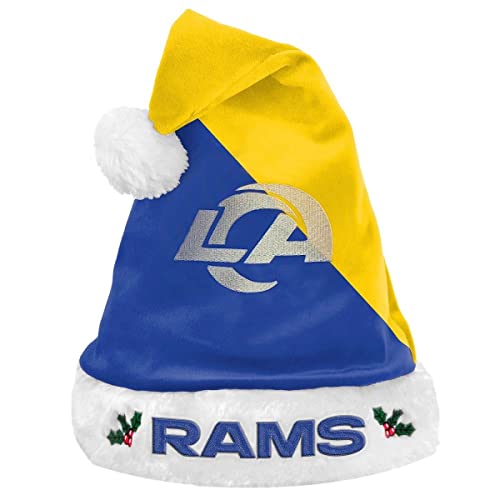 Forever Collectibles Foco NFL Los Angeles Rams 2020 Basic Santa Claus Hat Mütze Weihnachtsmannmütze Nikolaus Weihnachten von Forever Collectibles