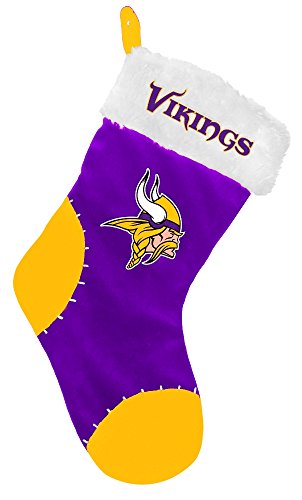 Forever Collectibles Minnesota Vikings 2017 NFL Basic Logo Plush Christmas Stocking von Forever Collectibles