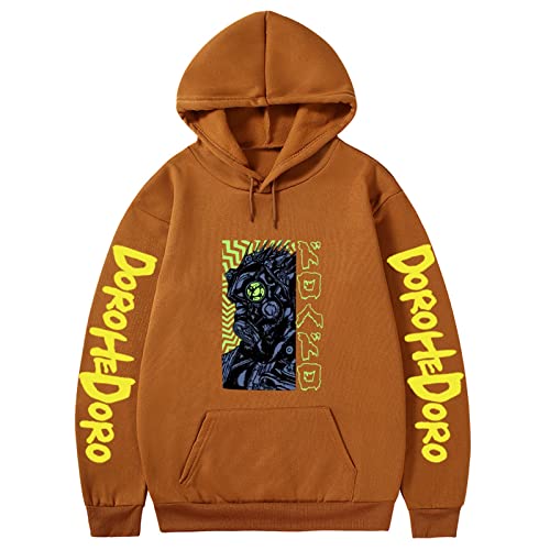 Dorohedoro Manga Hoodie Damen/Herren, Retro Sweatshirt Unisex, Halloween Kostüm Pullover (S-4XL) von Fosike