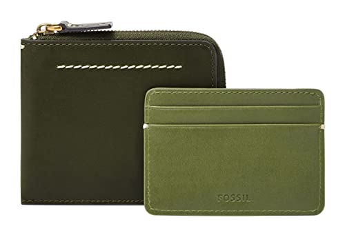 Fossil Westover Large Zip Bifold Deep Olive von Fossil