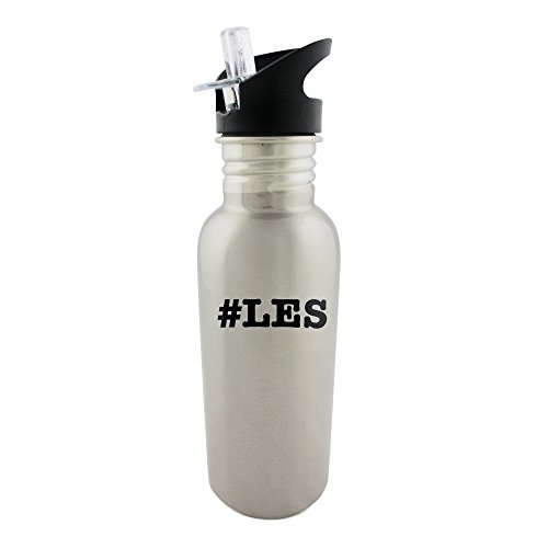 nicknames LES nickname Hashtag Stainless steel 600ml bottle with straw top von Fotomax