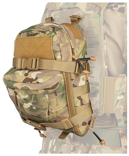 Taktisch MOLLE Trinkrucksack, 2L Outdoor Militär Trinkwasserblase Molle Westenzubehör Taktische Weste Plattenträgertasche Für Wandern, Trekking, Camping, Reisen von Fotrsta